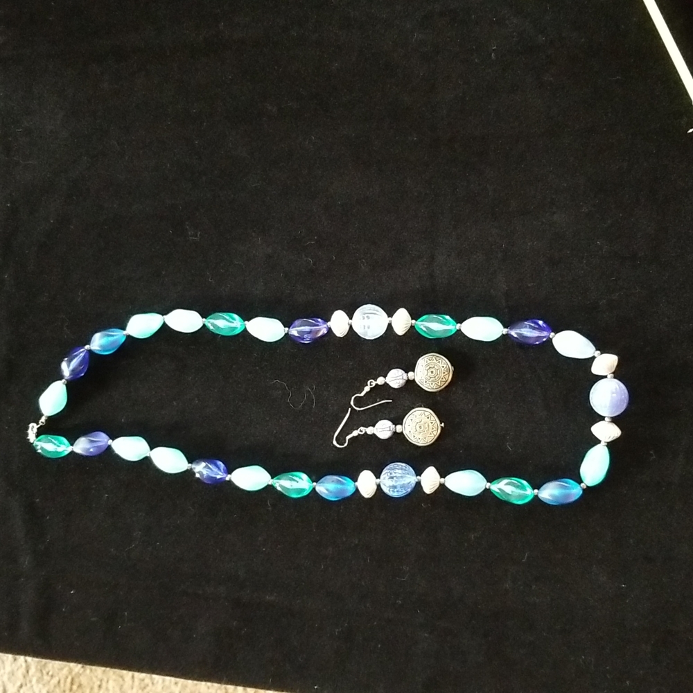 Necklace and Earrings